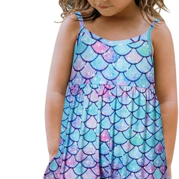 YOUSIE Other - Yousie Toddler Girls Jumpsuit One Piece Mermaid Playsuit Romper - NWT
